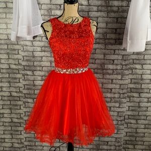 Dannifore NEW tulle formal cocktail dress